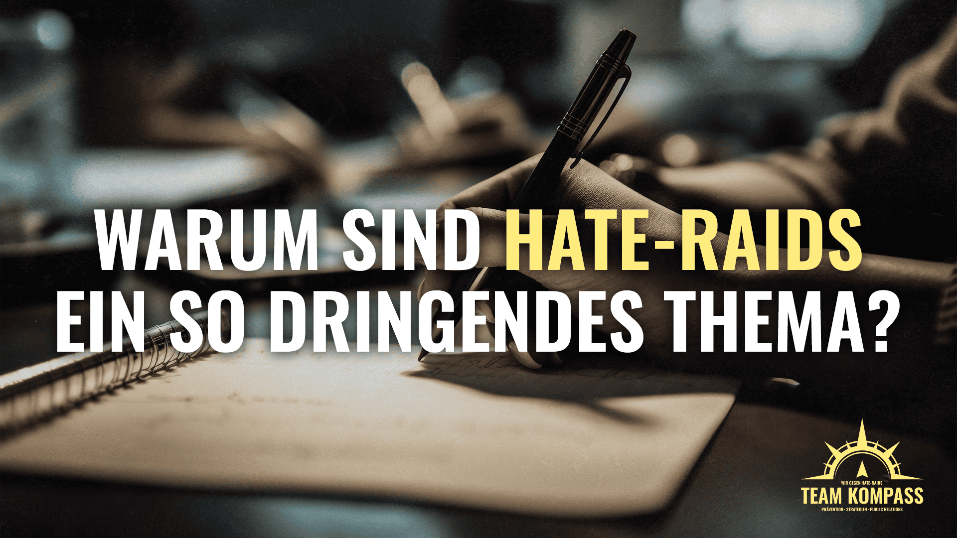 Fachvorträge zum Thema Hate-Raids